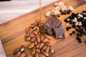 Rowdy Bars, Yacon Root, and ingredients 