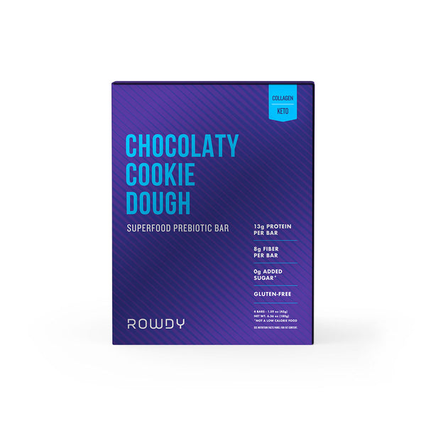 Keto Chocolaty Cookie Dough Rowdy Bars