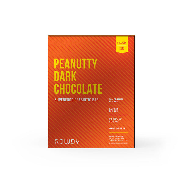 Peanutty Dark Chocolate Rowdy Bars